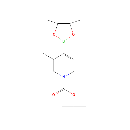 tert-butyl 3-methyl-4-(4,4,5,5-tetramethyl-1,3,2-dioxaborolan-2-yl)-3,6-dihydro-2H-pyridine-1-carboxylate (CAS: 1268816-61-0) - Related Chemical Product