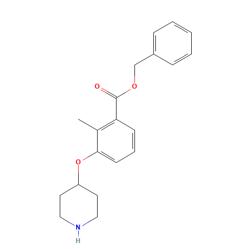 benzyl 2-methyl-3-piperidin-4-yloxybenzoate (CAS: 1443208-28-3) - Related Chemical Product