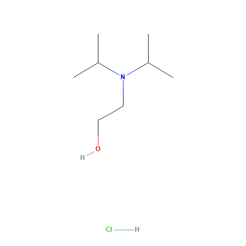 2-[di(propan-2-yl)amino]ethanol;hydrochloride (CAS: 63051-68-3) - Chemical Structure and Molecular Formula 
