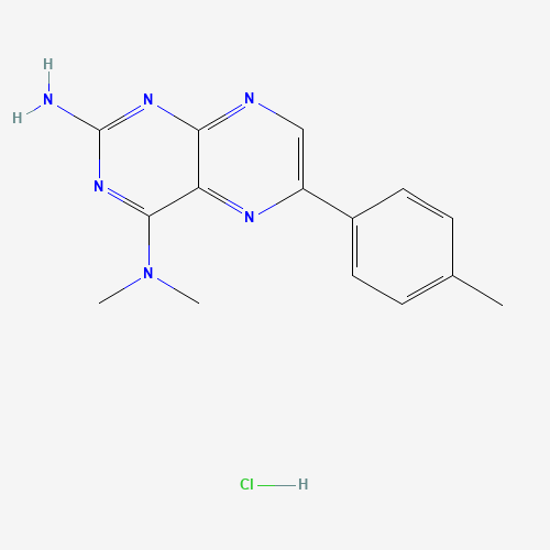4-N,4-N-dimethyl-6-(4-methylphenyl)pteridine-2,4-diamine;hydrochloride (CAS: 278799-96-5) - Related Chemical Product