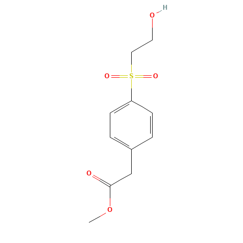 methyl 2-[4-(2-hydroxyethylsulfonyl)phenyl]acetate (CAS: 1363179-37-6) - Related Chemical Product