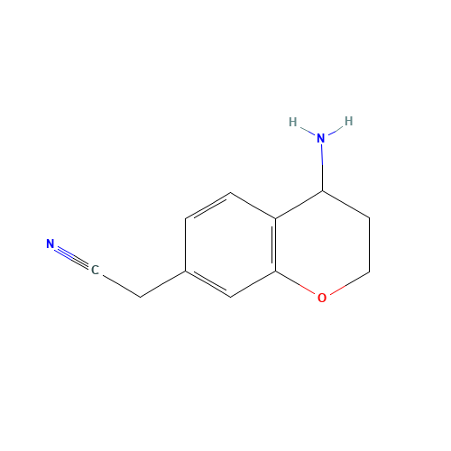 2-(4-amino-3,4-dihydro-2H-chromen-7-yl)acetonitrile (CAS: 784205-08-9) - Related Chemical Product
