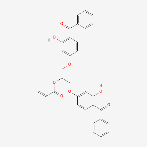 1,3-bis(4-benzoyl-3-hydroxyphenoxy)propan-2-yl prop-2-enoate (CAS: 103637-50-9) - Related Chemical Product