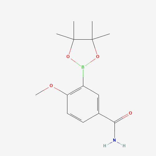 4-methoxy-3-(4,4,5,5-tetramethyl-1,3,2-dioxaborolan-2-yl)benzamide (CAS: 1448872-11-4) - Related Chemical Product