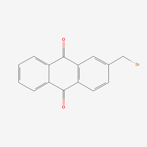 2-(bromomethyl)anthracene-9,10-dione (CAS: 7598-10-9) - Chemical Structure and Molecular Formula 
