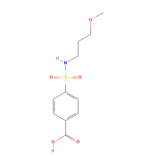 4-(3-methoxypropylsulfamoyl)benzoic acid (CAS: 383871-08-7) - Related Chemical Product