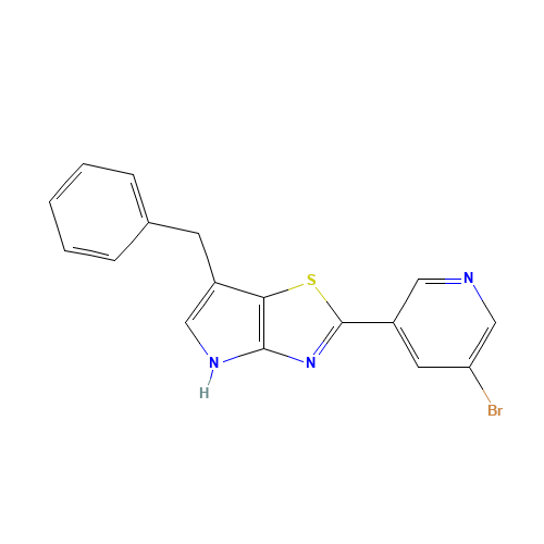 6-benzyl-2-(5-bromopyridin-3-yl)-4H-pyrrolo[2,3-d][1,3]thiazole (CAS: 1312363-68-0) - Related Chemical Product