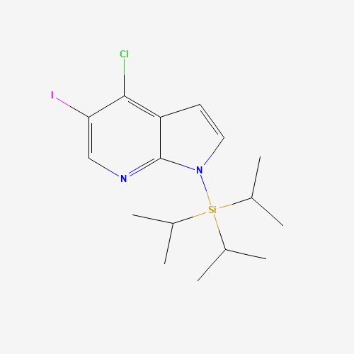 (4-chloro-5-iodopyrrolo[2,3-b]pyridin-1-yl)-tri(propan-2-yl)silane (CAS: 1015609-83-2) - Related Chemical Product