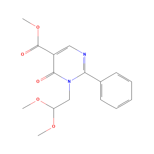 methyl 1-(2,2-dimethoxyethyl)-6-oxo-2-phenylpyrimidine-5-carboxylate (CAS: 308276-58-6) - Related Chemical Product