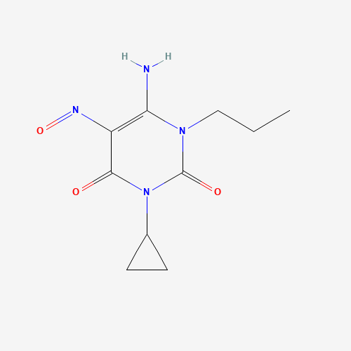 6-amino-3-cyclopropyl-5-nitroso-1-propylpyrimidine-2,4-dione (CAS: 907998-07-6) - Related Chemical Product