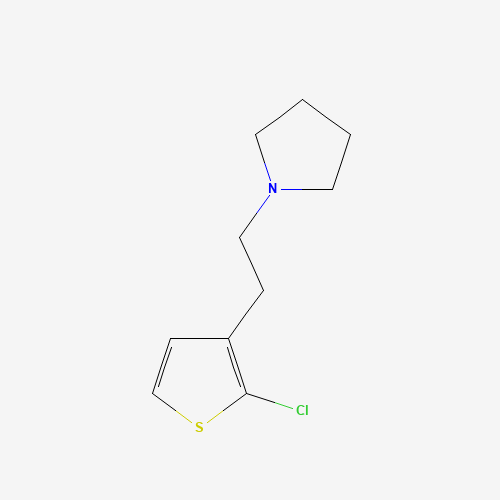 1-[2-(2-chlorothiophen-3-yl)ethyl]pyrrolidine (CAS: 893442-15-4) - Related Chemical Product