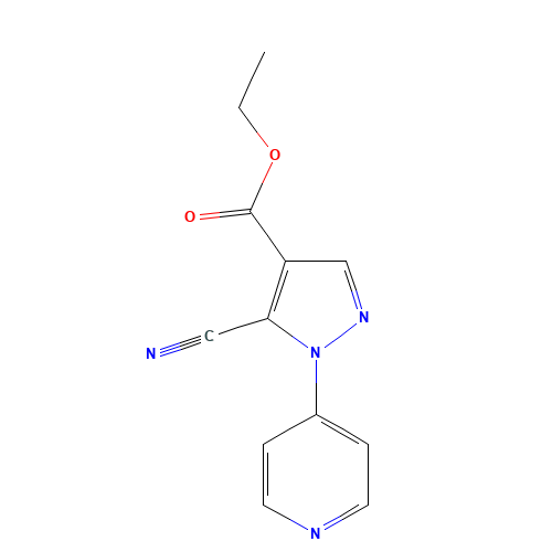 ethyl 5-cyano-1-pyridin-4-ylpyrazole-4-carboxylate (CAS: 98476-15-4) - Related Chemical Product