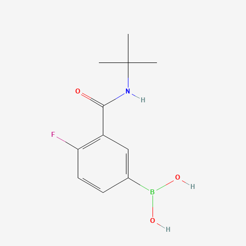 [3-(tert-butylcarbamoyl)-4-fluorophenyl]boronic acid (CAS: 874219-26-8) - Related Chemical Product
