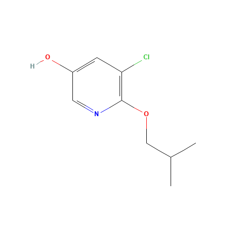 5-chloro-6-(2-methylpropoxy)pyridin-3-ol (CAS: 1355066-42-0) - Related Chemical Product