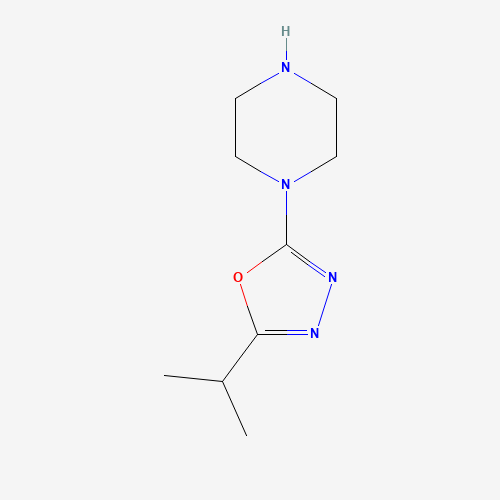 2-piperazin-1-yl-5-propan-2-yl-1,3,4-oxadiazole (CAS: 1018607-57-2) - Related Chemical Product