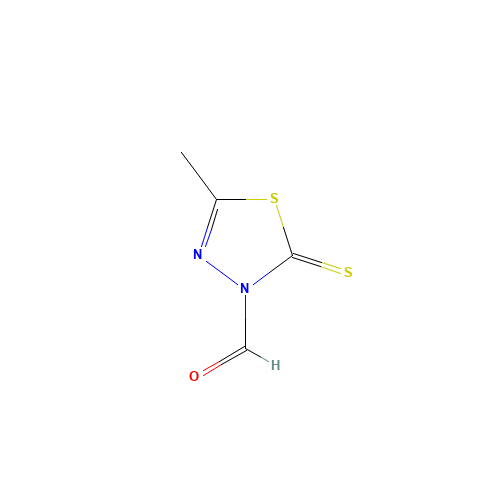 5-methyl-2-sulfanylidene-1,3,4-thiadiazole-3-carbaldehyde (CAS: 100747-87-3) - Related Chemical Product