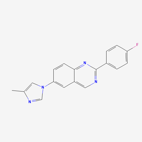 2-(4-fluorophenyl)-6-(4-methylimidazol-1-yl)quinazoline (CAS: 1201902-07-9) - Related Chemical Product