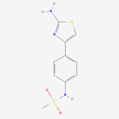 N-[4-(2-amino-1,3-thiazol-4-yl)phenyl]methanesulfonamide (CAS: 476338-85-9) - Related Chemical Product