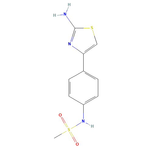 N-[4-(2-amino-1,3-thiazol-4-yl)phenyl]methanesulfonamide (CAS: 476338-85-9) - Related Chemical Product