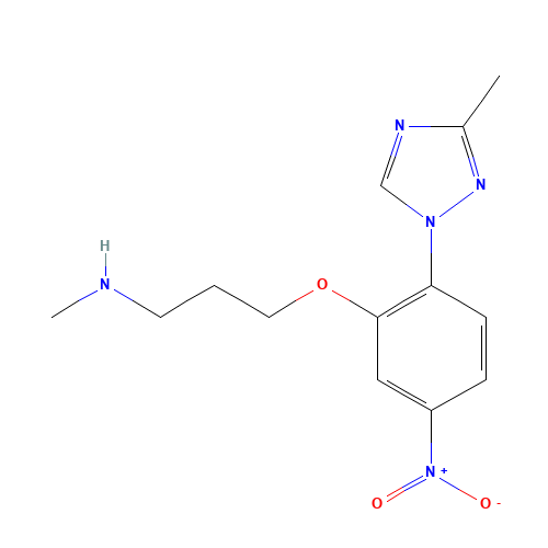 N-methyl-3-[2-(3-methyl-1,2,4-triazol-1-yl)-5-nitrophenoxy]propan-1-amine (CAS: 1356009-28-3) - Related Chemical Product