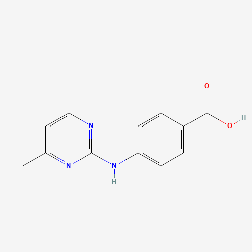 4-[(4,6-dimethylpyrimidin-2-yl)amino]benzoic acid (CAS: 81261-97-4) - Related Chemical Product
