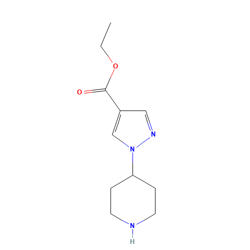 ethyl 1-piperidin-4-ylpyrazole-4-carboxylate (CAS: 782493-96-3) - Related Chemical Product