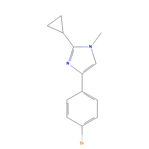 4-(4-bromophenyl)-2-cyclopropyl-1-methylimidazole (CAS: 1242441-12-8) - Related Chemical Product