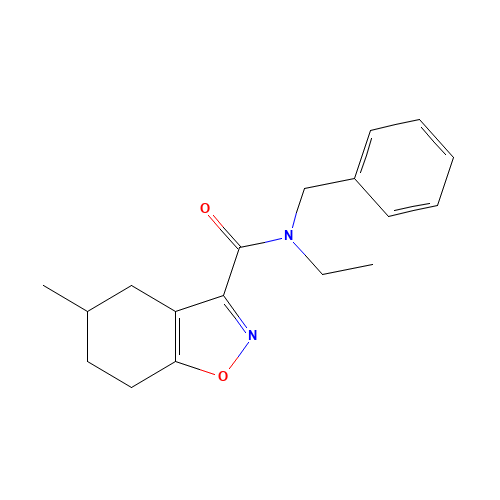 N-benzyl-N-ethyl-5-methyl-4,5,6,7-tetrahydro-1,2-benzoxazole-3-carboxamide (CAS: 932547-22-3) - Related Chemical Product