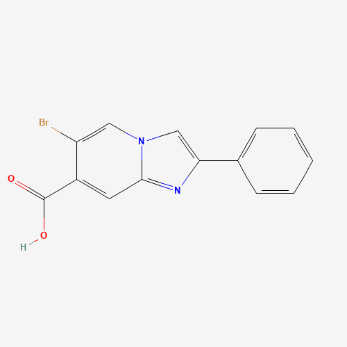 6-bromo-2-phenylimidazo[1,2-a]pyridine-7-carboxylic acid (CAS: 1278407-61-6) - Related Chemical Product