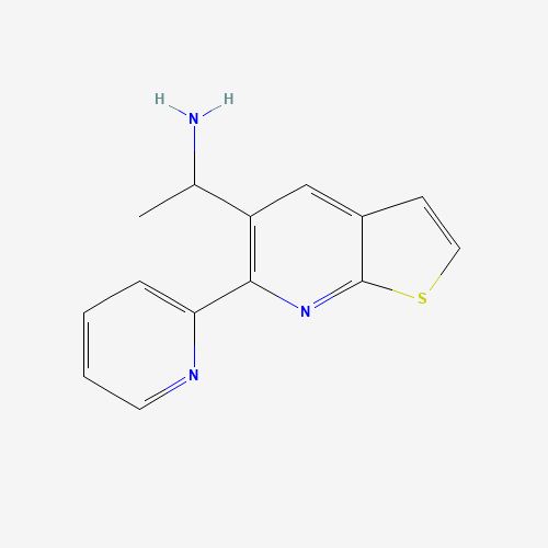1-(6-pyridin-2-ylthieno[2,3-b]pyridin-5-yl)ethanamine (CAS: 1353894-27-5) - Related Chemical Product