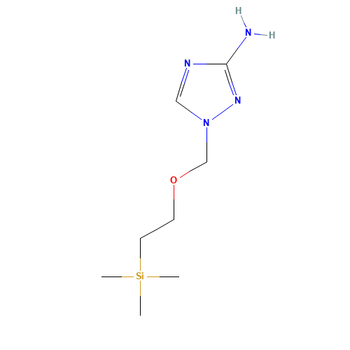 1-(2-trimethylsilylethoxymethyl)-1,2,4-triazol-3-amine (CAS: 921760-98-7) - Related Chemical Product
