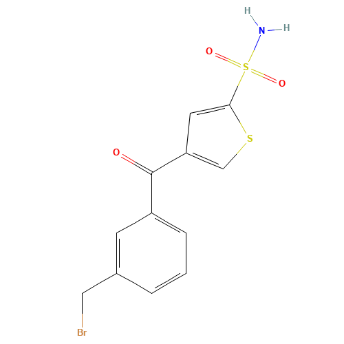 4-[3-(bromomethyl)benzoyl]thiophene-2-sulfonamide (CAS: 118993-73-0) - Related Chemical Product