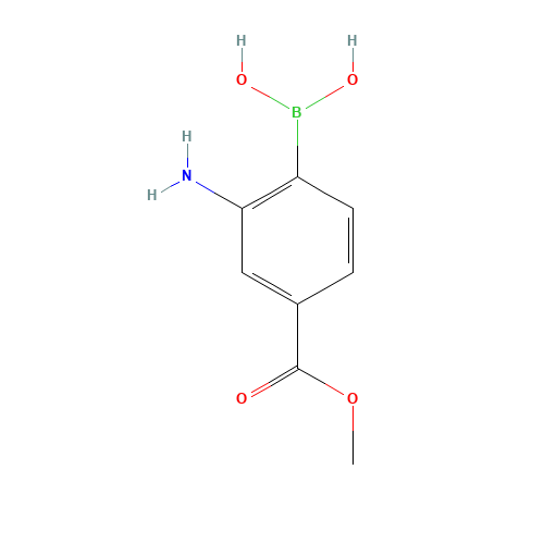 (2-amino-4-methoxycarbonylphenyl)boronic acid (CAS: 774530-27-7) - Related Chemical Product