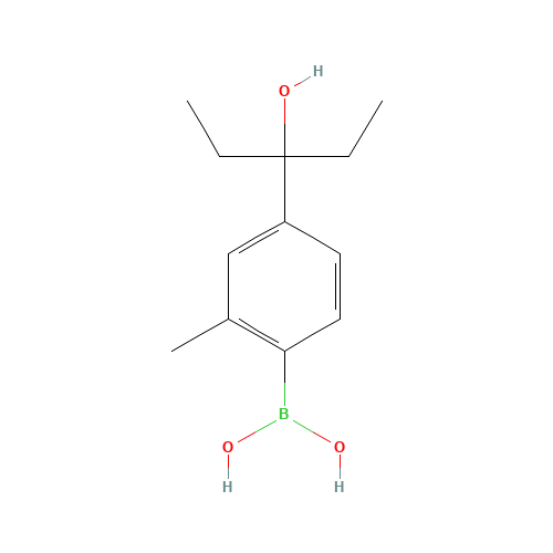 [4-(3-hydroxypentan-3-yl)-2-methylphenyl]boronic acid (CAS: 854502-99-1) - Related Chemical Product