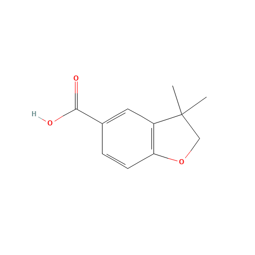 3,3-dimethyl-2H-1-benzofuran-5-carboxylic acid (CAS: 75097-97-1) - Related Chemical Product