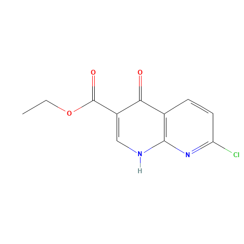 ethyl 7-chloro-4-oxo-1H-1,8-naphthyridine-3-carboxylate (CAS: 83785-66-4) - Related Chemical Product