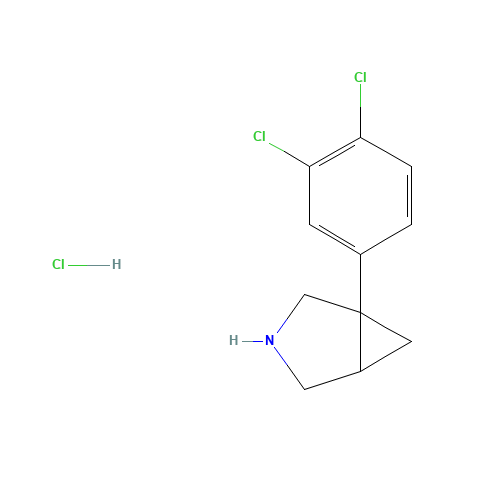 1-(3,4-dichlorophenyl)-3-azabicyclo[3.1.0]hexane;hydrochloride (CAS: 86215-36-3) - Related Chemical Product