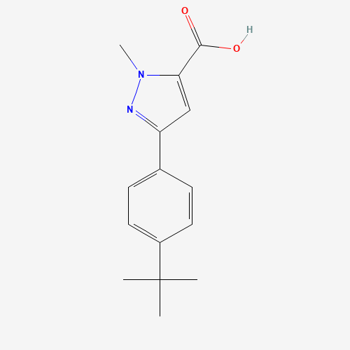 5-(4-tert-butylphenyl)-2-methylpyrazole-3-carboxylic acid (CAS: 852814-95-0) - Related Chemical Product