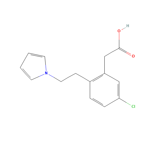 2-[5-chloro-2-(2-pyrrol-1-ylethyl)phenyl]acetic acid (CAS: 1320357-43-4) - Related Chemical Product