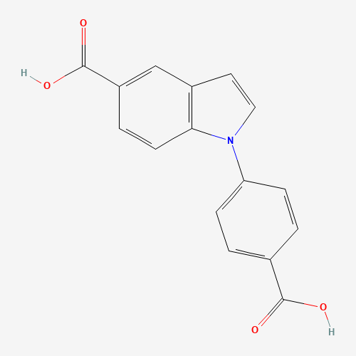 1-(4-carboxyphenyl)indole-5-carboxylic acid (CAS: 71935-16-5) - Related Chemical Product