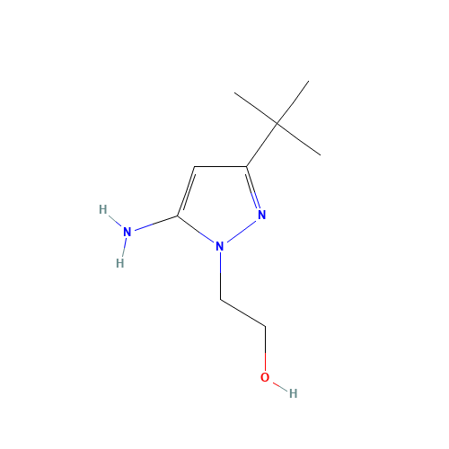 2-(5-amino-3-tert-butylpyrazol-1-yl)ethanol (CAS: 908267-36-7) - Related Chemical Product