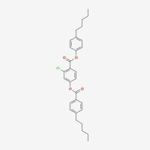 (4-pentylphenyl) 2-chloro-4-(4-pentylbenzoyl)oxybenzoate (CAS: 41161-53-9) - Related Chemical Product