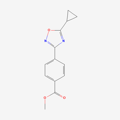 methyl 4-(5-cyclopropyl-1,2,4-oxadiazol-3-yl)benzoate (CAS: 1166756-86-0) - Related Chemical Product