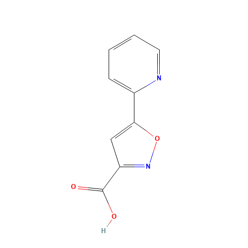 5-pyridin-2-yl-1,2-oxazole-3-carboxylic acid (CAS: 893638-37-4) - Related Chemical Product
