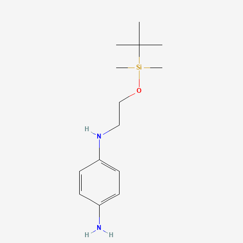 4-N-[2-[tert-butyl(dimethyl)silyl]oxyethyl]benzene-1,4-diamine (CAS: 890051-96-4) - Related Chemical Product