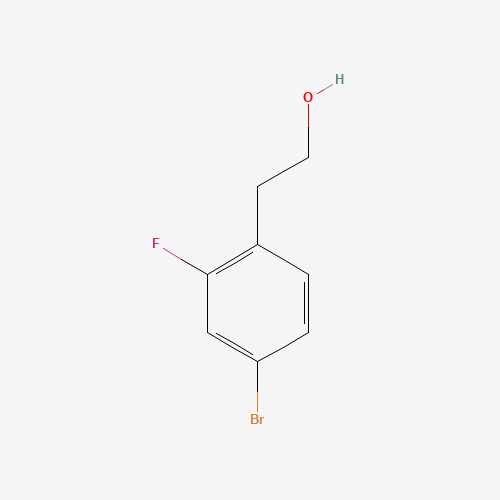2-(4-bromo-2-fluorophenyl)ethanol (CAS: 193290-20-9) - Chemical Structure and Molecular Formula 