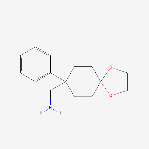 (8-phenyl-1,4-dioxaspiro[4.5]decan-8-yl)methanamine (CAS: 443687-93-2) - Related Chemical Product