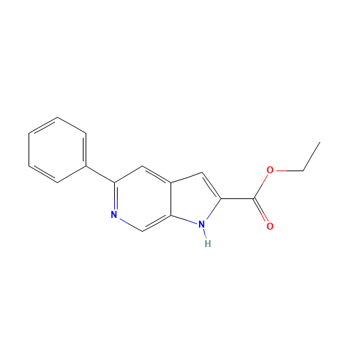 ethyl 5-phenyl-1H-pyrrolo[2,3-c]pyridine-2-carboxylate (CAS: 920979-02-8) - Related Chemical Product