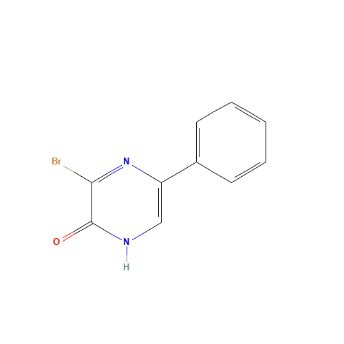3-bromo-5-phenyl-1H-pyrazin-2-one (CAS: 67602-02-2) - Related Chemical Product