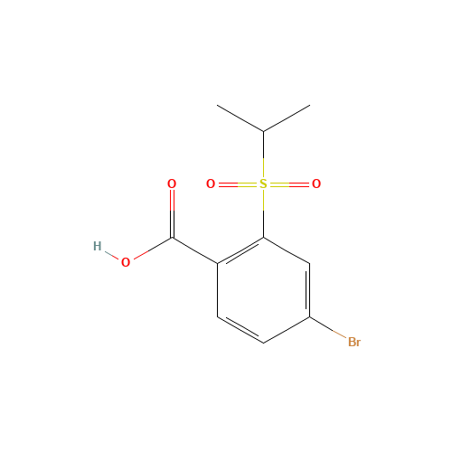 4-bromo-2-propan-2-ylsulfonylbenzoic acid (CAS: 1240288-93-0) - Related Chemical Product
